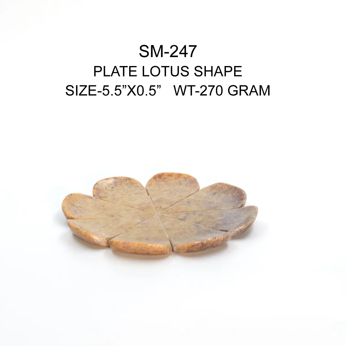 LOTUS SHAPE PLATE